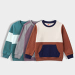 3 Pack Unisex Sweatshirts | Orange Crew, Light Purple, Rust Brown