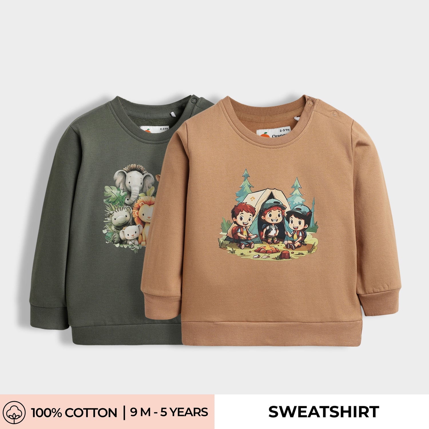 2 Pack Sweatshirts | Wild pals, Camp Buddies