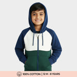 Winter Hoodies | Colour Block Green