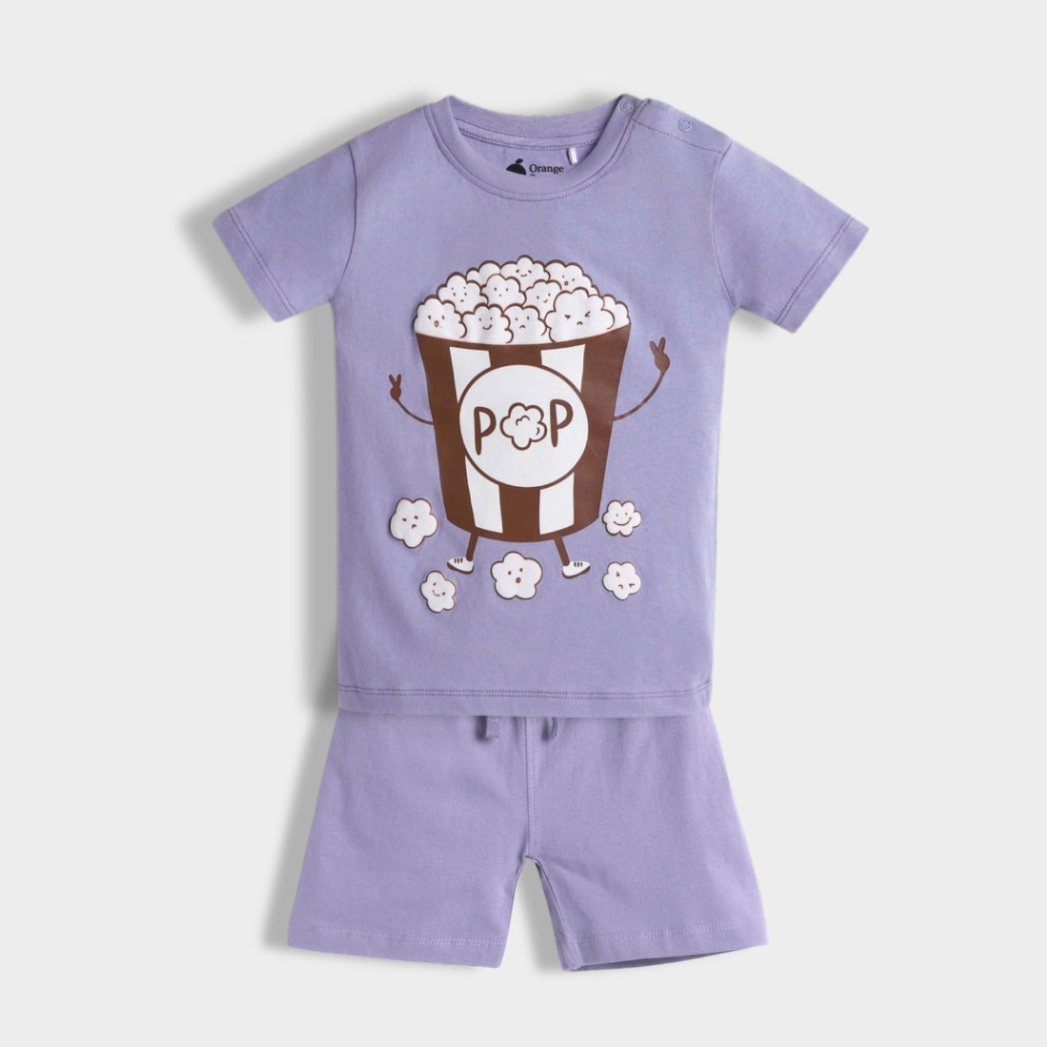 T-Shirt & Shorts Unisex Co-ord Set | Popcorn
