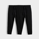 2 Pcs Cotton Joggers | Black
