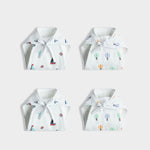 4 Pack Muslin Nappies | Little Sailor, Balloon Ride