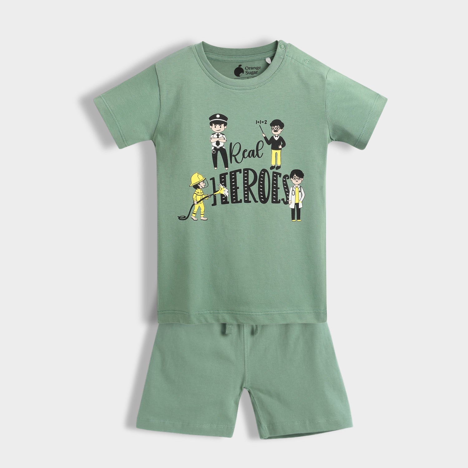 T-Shirt & Shorts Unisex Co-ord Set | Real Heroes