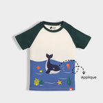 Half Sleeves Tee | Mini Ocean