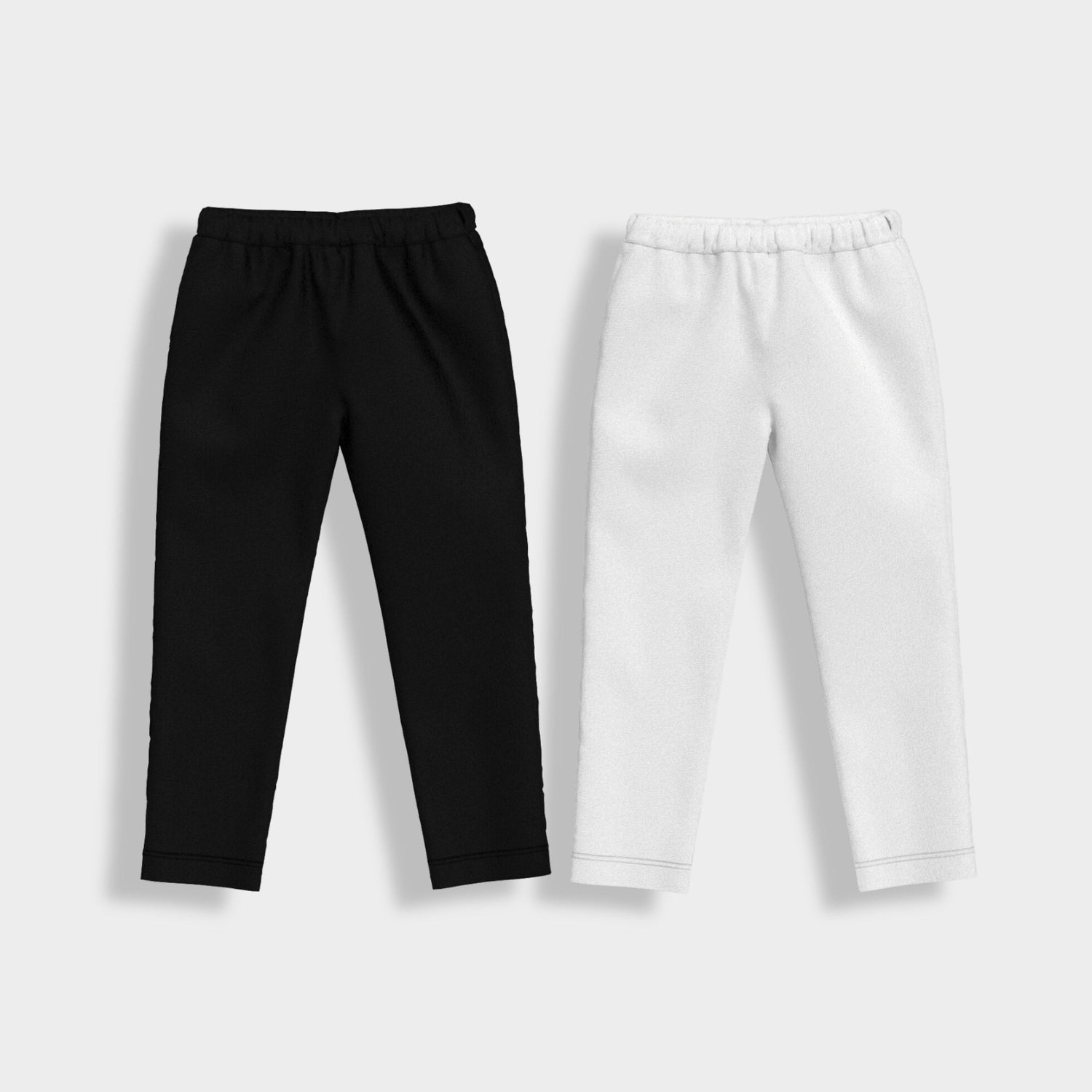 2 Pcs Leggings | Black, White