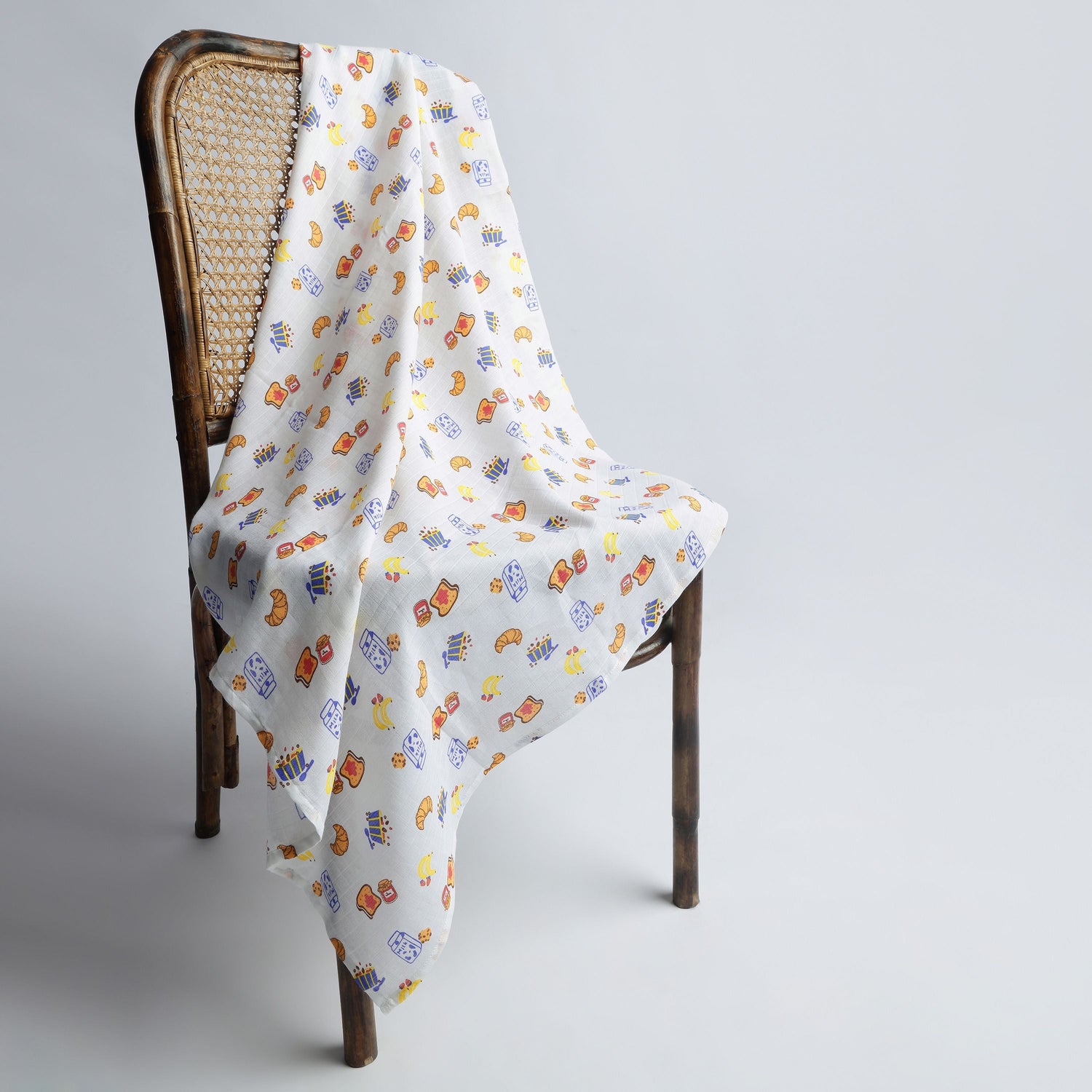 3 Pack Muslin Swaddle | Sailor, Jungle Jingles, Breakfast