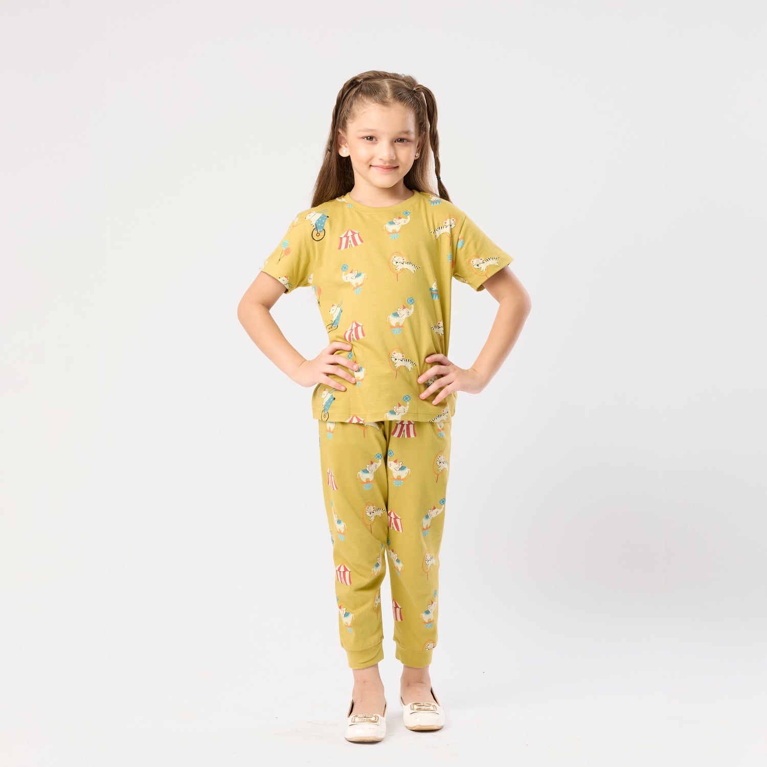 Half Sleeves Unisex Co-ord Set | Circus Stars