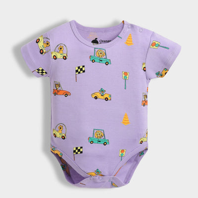 2 Pcs Half Sleeves Bodysuit | Cars, Off White