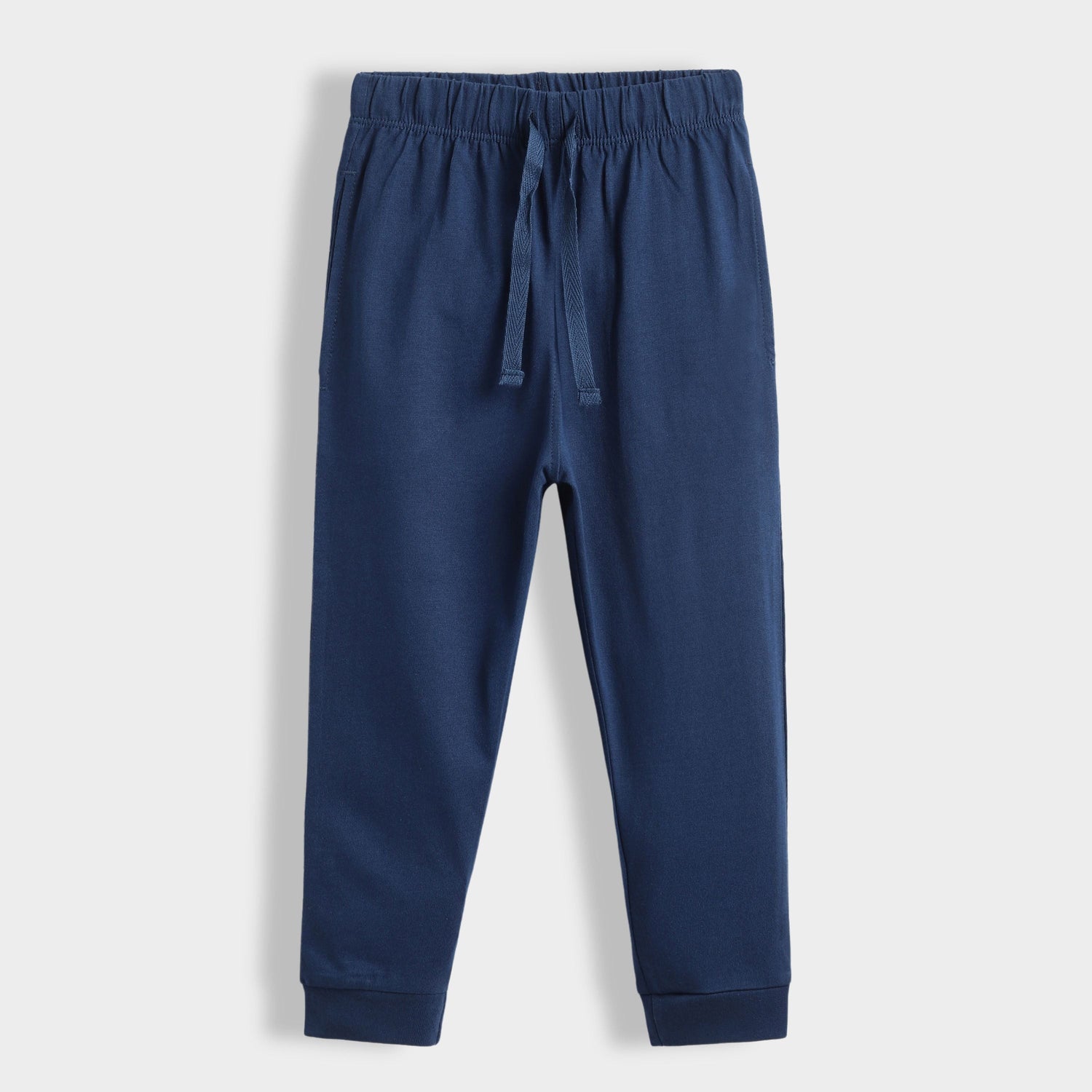 2 Pcs Cotton Joggers | Blue, Green