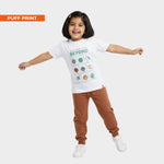 Half Sleeves Unisex T-Shirt & Joggers Set | Little Planet