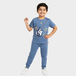 Half Sleeves Unisex T-Shirt & Joggers Set | Little Rockstar