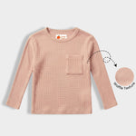 Full Sleeves Tee | Waffle Dusty Coral