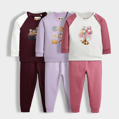 3 Pack Sweatshirt & Joggers | Bee, Sweet Treats, Adventure