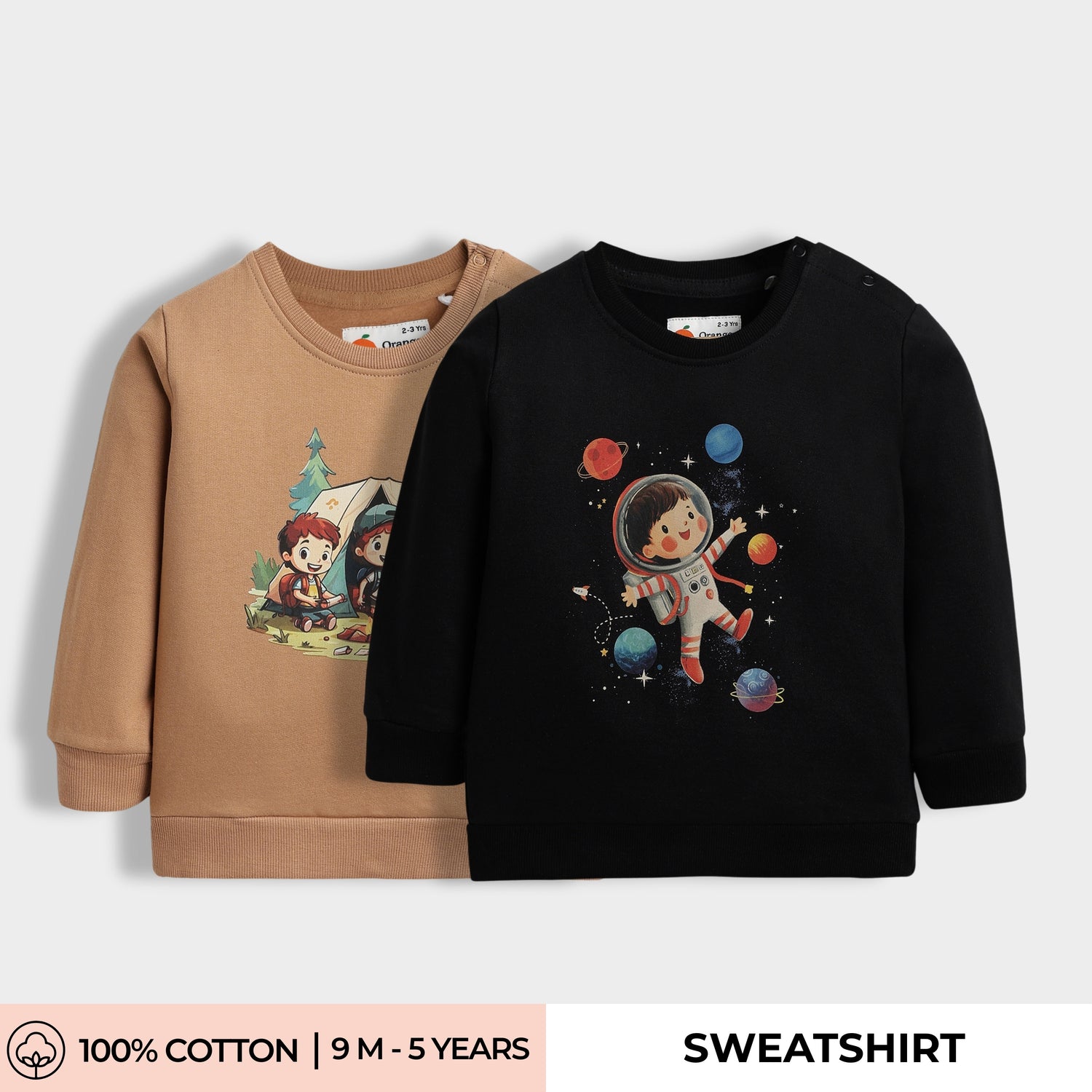 2 Pack Sweatshirts | Camp Buddies, Space Kid