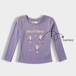 Full Sleeves Girls Top | Love To Dance