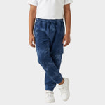 Interlock Joggers | Tie & Dye Blue