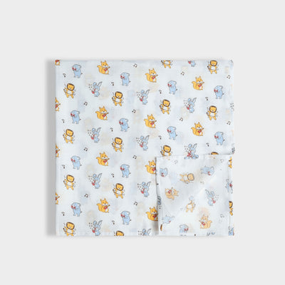 5 Pack Muslin Swaddle | Jungle Jingles, Breakfast, Starry, Sweet Oranges, Balloon Ride