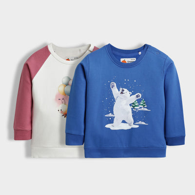 2 Pack Sweatshirts | Bee, Snowy Joy