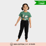 Half Sleeves Unisex T-Shirt & Joggers Set | Korea Love