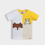 Half Sleeves Tee | Half And Half