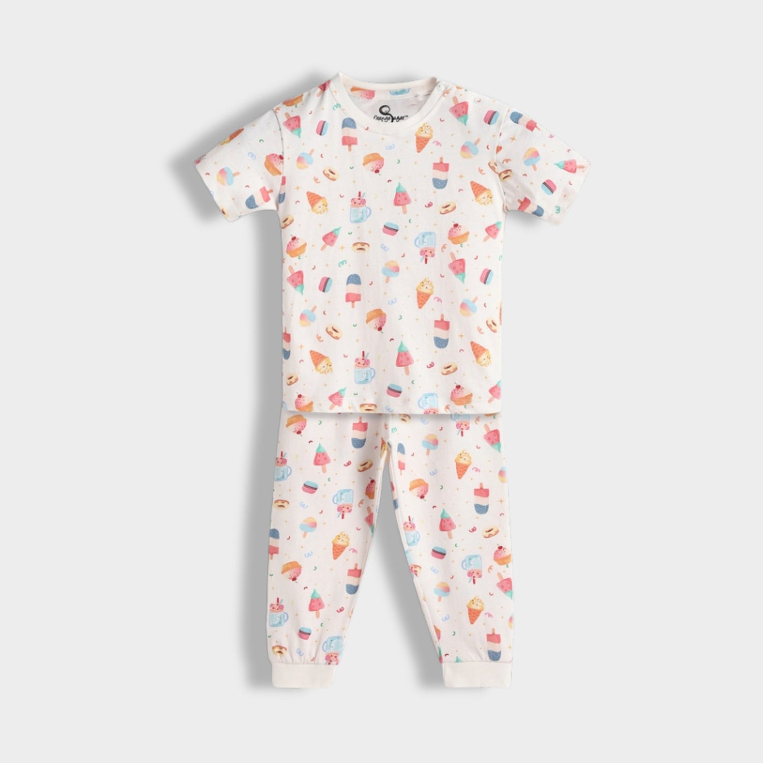 3 Pack Half Sleeves Unisex Co-ord Set | Frosty, Orange & Cars