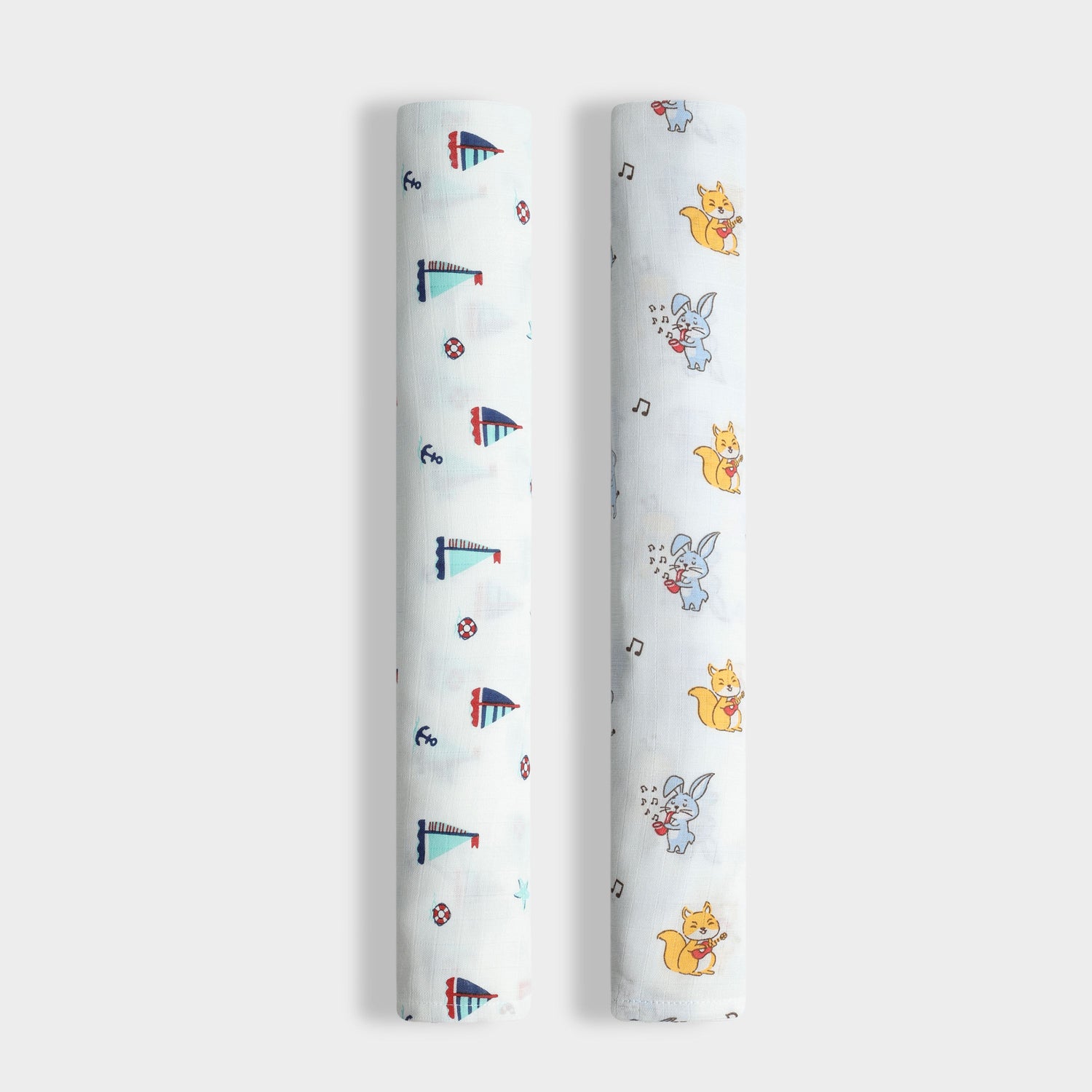 2 Pack Muslin Swaddle | Jungle Jingles, Sailor