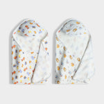 2 Pack Muslin Hooded Towel | Jungle Jingles, Breakfast