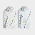 2 Pack Muslin Hooded Towel | Jungle Jingles, Starry