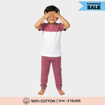 Half Sleeves Unisex Co-ord Set | Berry Bliss