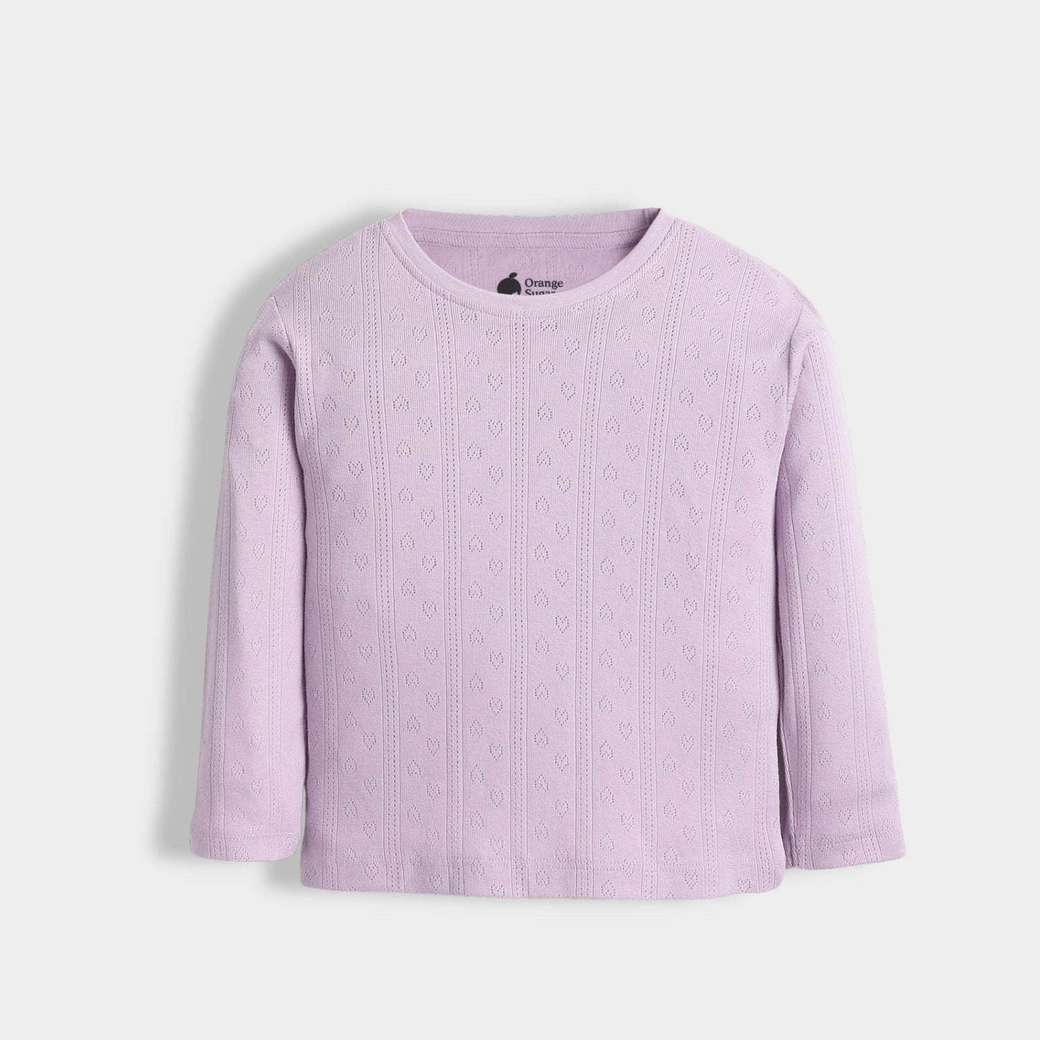 Full Sleeves Unisex Co-ord Set | Pointelle Lavender