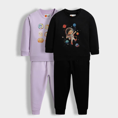 2 Pack Sweatshirt & Joggers | Space Kid , Sweet Treats