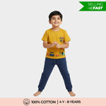 Half Sleeves Unisex T-Shirt & Joggers Set | Road Trip