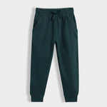Cotton Joggers | Bottle Green