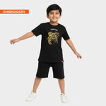 T-Shirt & Shorts Unisex Co-ord Set | Fearless Lion