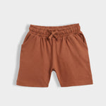 Cotton Shorts | Brown
