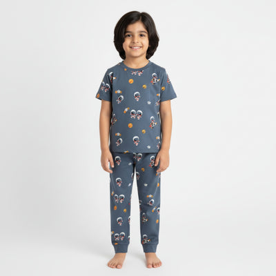 Half Sleeves Unisex Co-ord Set | Space Explorer