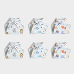 6 Pack Muslin Nappies | Jungle Jingles, Starry, Breakfast