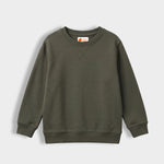 Winter Fleece Sweatshirt | Olive Green