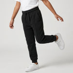 Girls Interlock Joggers | Black