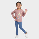 Full Sleeves Girls Top & Leggings Set | Wings Of Joy