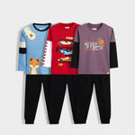 3 Pack Full Sleeves Unisex Co-ord Set | Peek A Boo, Fast Wheels, Never Stop