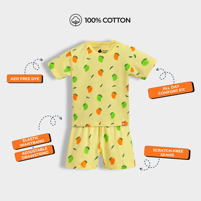 T-Shirt & Shorts Unisex Co-ord Set | Sweet Mango