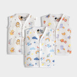 3 Pack Muslin Jhabla | Jungle Jingles, Starry, Breakfast