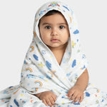 Muslin Hooded Towel | Starry Safari Print
