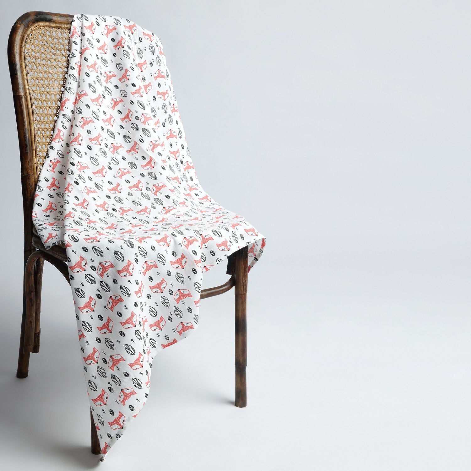 3 Pack Muslin Swaddle | Fox, Spikey, Half Moon