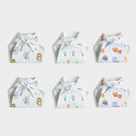 6 Pack Muslin Nappies | Jungle Jingles, Balloon Ride, Breakfast