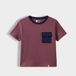 Half Sleeves Tee | Dusty Pink