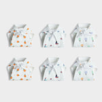 6 Pack Muslin Nappies | Sweet Oranges, Sailor, Balloon Ride