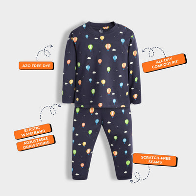 3 Pack Full Sleeves Unisex Co-ord Set | Hot Air, Penguin Chill & Lemon