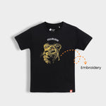 Half Sleeves Tee | Fearless Lion